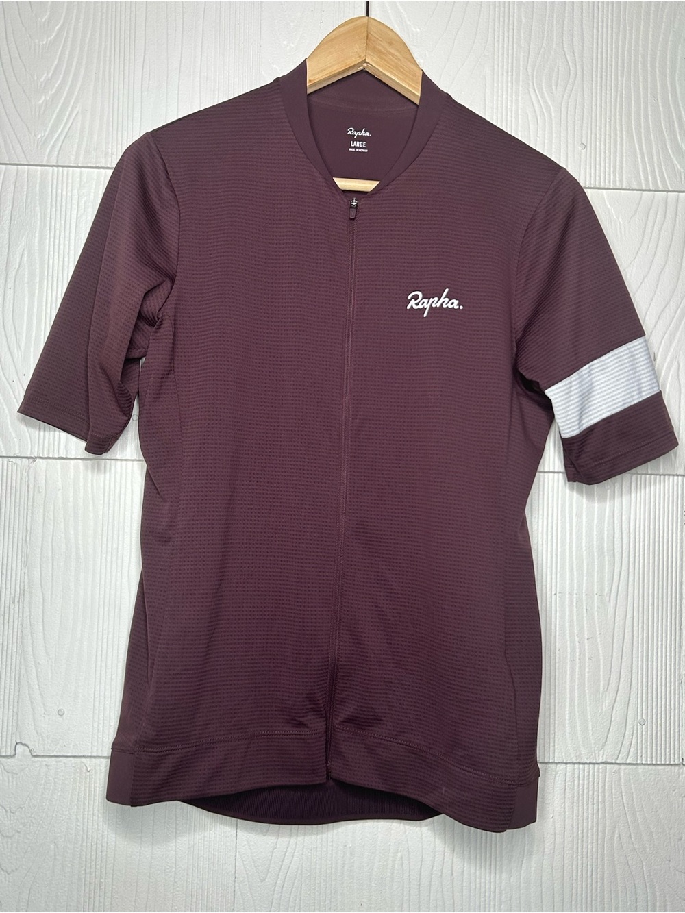 Rapha Plum/Burgundy Short Sleeve Cycling Jersey